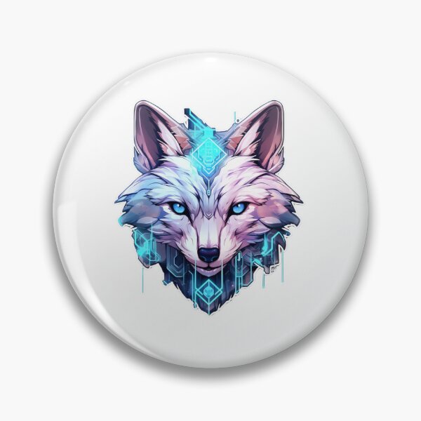 Artikelvorschau, Cyber-Polarfuchs // Polarfuchs // Cooles Tier // Cyber-Tier // Tierkunst der Zukunft // Tierkrieger // Niedliche Tierkunst entworfen und verkauft von SMARTKIT DESIGNAGENCY.