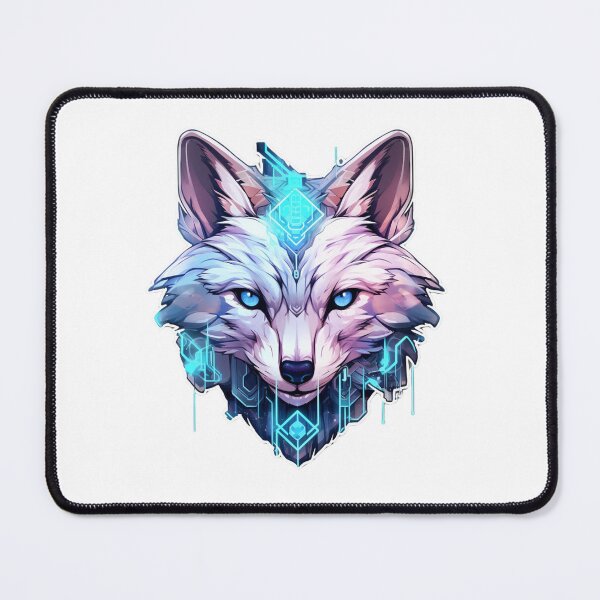 Item preview, Cyber Polar Fox // Polar Fox // Cool Animal // Cyber Animal // Future Animal Art // Animal Warrior // Animal Cute Art designed and sold by SMARTKIT DESIGNAGENCY.