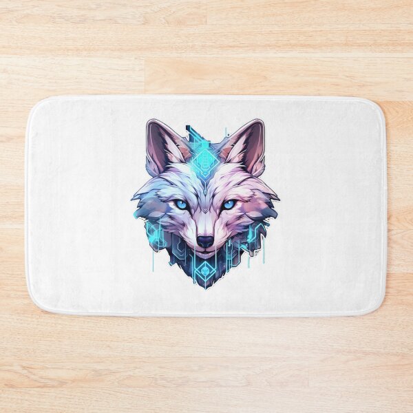 Item preview, Cyber Polar Fox // Polar Fox // Cool Animal // Cyber Animal // Future Animal Art // Animal Warrior // Animal Cute Art designed and sold by SMARTKIT  DESIGNAGENCY.