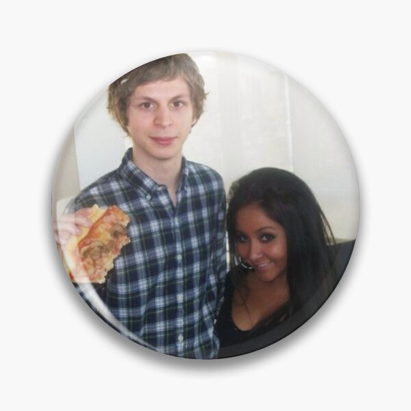 Item preview, michael cera holding a pizza next to snooki designed and sold by catalunar.