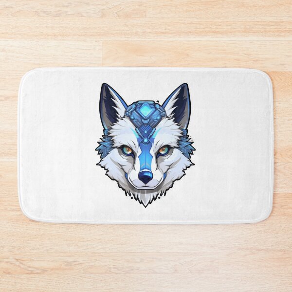 Item preview, Cyber Polar Fox // Polar Fox // Cool Animal // Cyber Animal // Future Animal Art // Animal Warrior // Animal Cute Art designed and sold by SMARTKIT  DESIGNAGENCY.