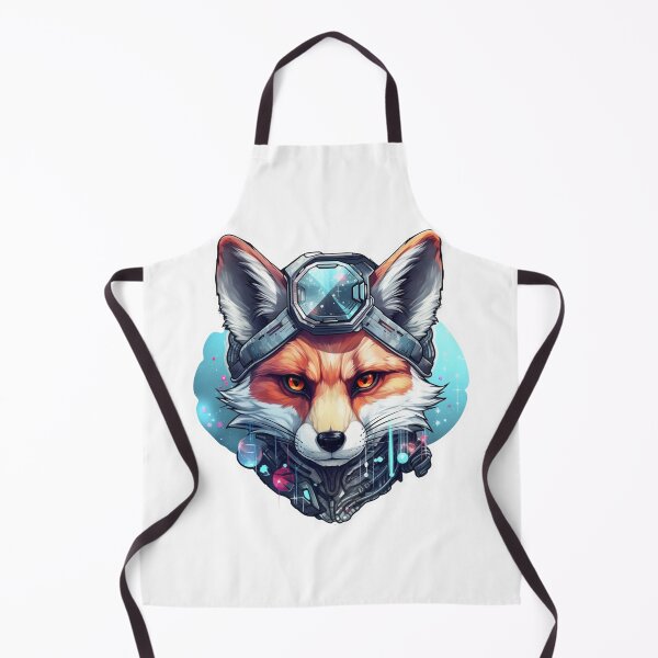Item preview, Cyber Polar Fox // Polar Fox // Cool Animal // Cyber Animal // Future Animal Art // Animal Warrior // Animal Cute Art designed and sold by SMARTKIT DESIGNAGENCY.