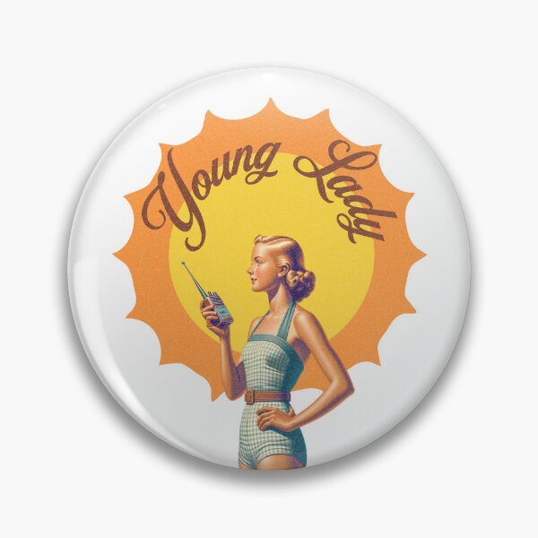 Item preview, Young Lady Amateur Radio Ham Radio Cool Gifts For Amateur Radio Lovers Radio Operator Amateur Radio Enthusiast Distressed Vintage designed and sold by Waves-of-Art.