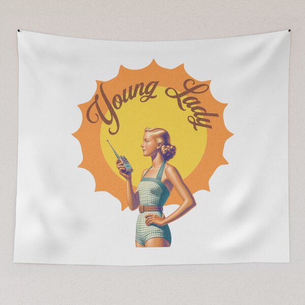 Item preview, Young Lady Amateur Radio Ham Radio Cool Gifts For Amateur Radio Lovers Radio Operator Amateur Radio Enthusiast Distressed Vintage designed and sold by Waves-of-Art.