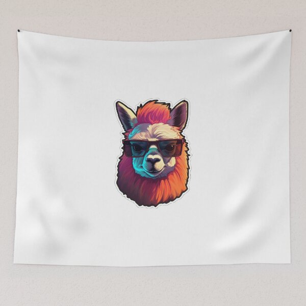 Item preview, Cyber Lama // Lama // Cool Animal // Cyber Animal // Future Animal Art // Animal Warrior // Animal Cute Art designed and sold by SMARTKIT  DESIGNAGENCY.