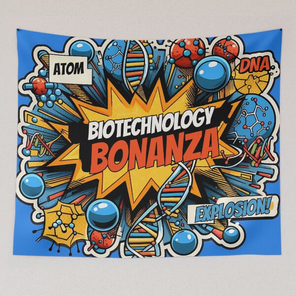 Item preview, Biotechnology Bonanza - DNA & Atoms Comic Explosion , Chemistry&fun designed and sold by Molecularmerch.
