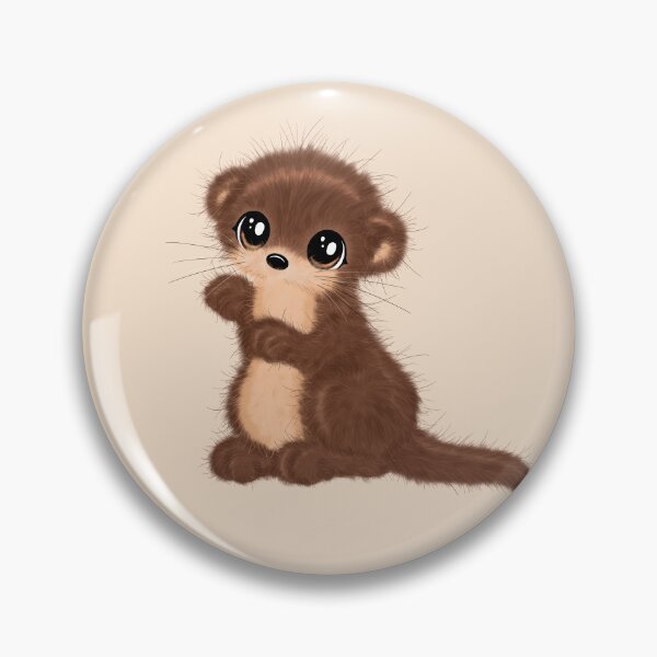 Item preview, cute fluffy otter designed and sold by Pezi-Creation.