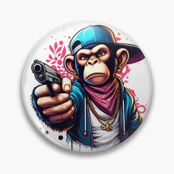 Item preview, Gangster monkey designed and sold by rajdigitalarts.