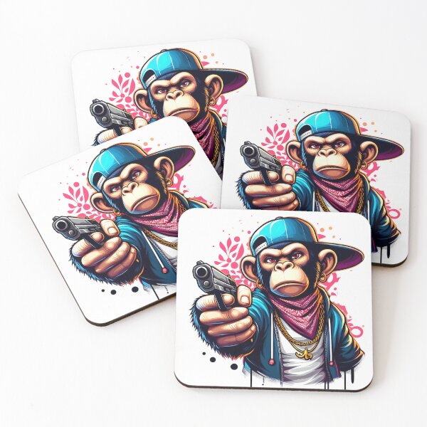 Item preview, Gangster monkey designed and sold by rajdigitalarts.