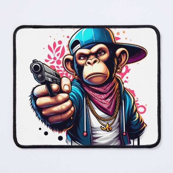 Item preview, Gangster monkey designed and sold by rajdigitalarts.