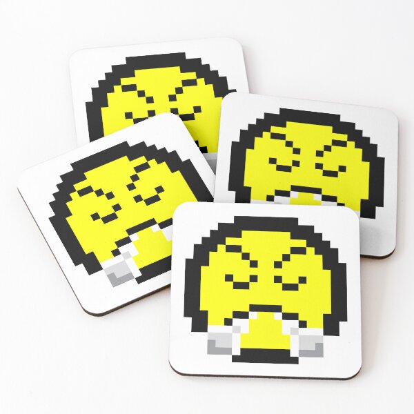 Item preview, Pixel art of Face with steam coming out of the nose designed and sold by Polux Design.