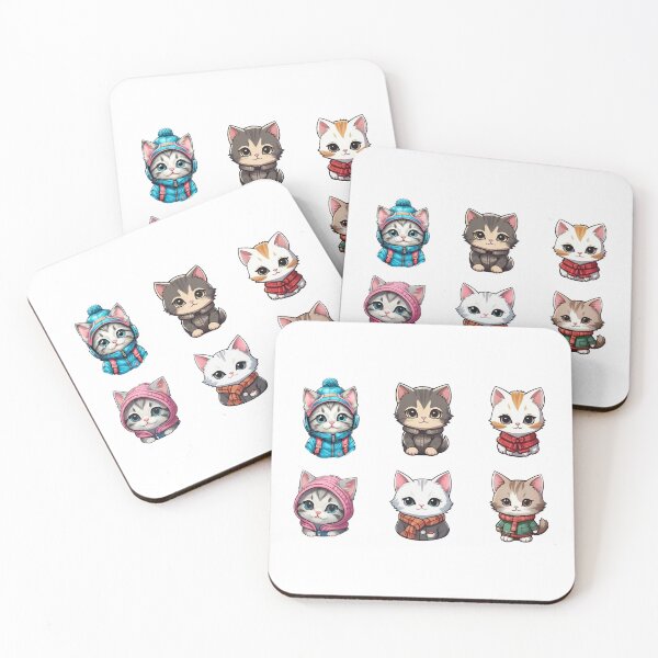 Item preview, Winter Kittens Pack 6 designed and sold by PetsClan.
