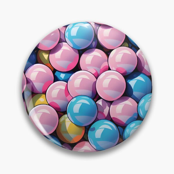 Artikelvorschau, Colorful Bubblegum Balls Pattern entworfen und verkauft von TheArtOfPat.