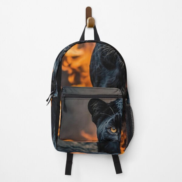 Item preview, A fierce Black panther with all its beauty and strength jumping designed and sold by arjad3n.