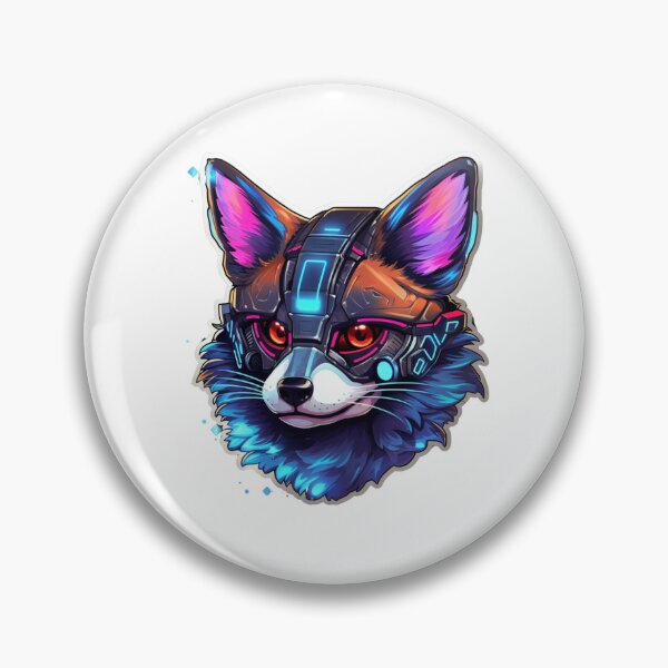 Item preview, Cyber Fox // Fox // Cool Animal // Cyber Animal // Future Animal Art // Animal Warrior // Animal Cute Art designed and sold by SMARTKIT  DESIGNAGENCY.
