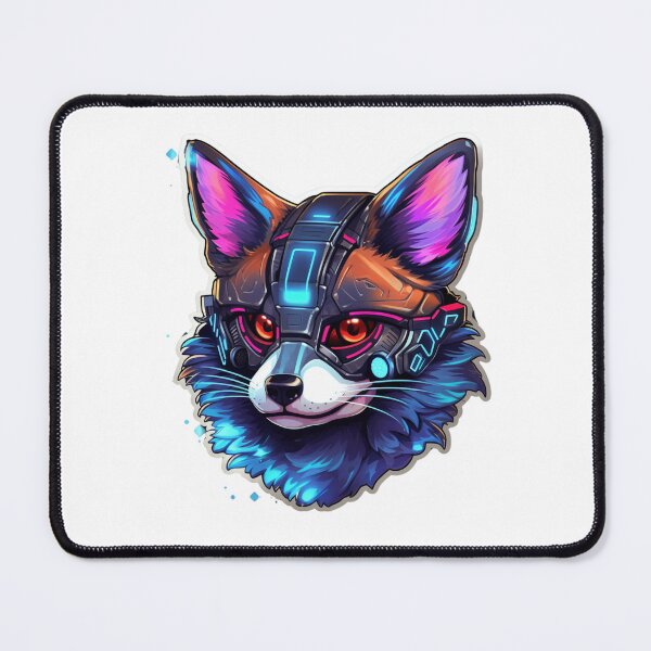 Item preview, Cyber Fox // Fox // Cool Animal // Cyber Animal // Future Animal Art // Animal Warrior // Animal Cute Art designed and sold by SMARTKIT  DESIGNAGENCY.