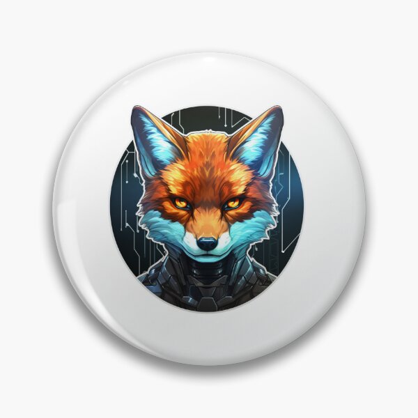 Item preview, Cyber Fox // Fox // Cool Animal // Cyber Animal // Future Animal Art // Animal Warrior // Animal Cute Art designed and sold by SMARTKIT  DESIGNAGENCY.