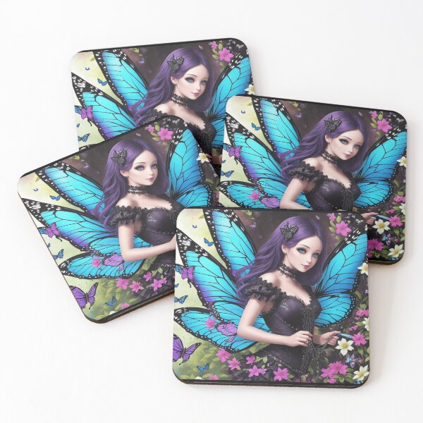 Item preview, Pretty Butterfly Fairy Print designed and sold by TGAL2.
