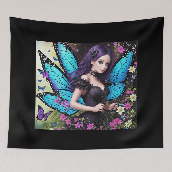 Item preview, Pretty Butterfly Fairy Print designed and sold by TGAL2.