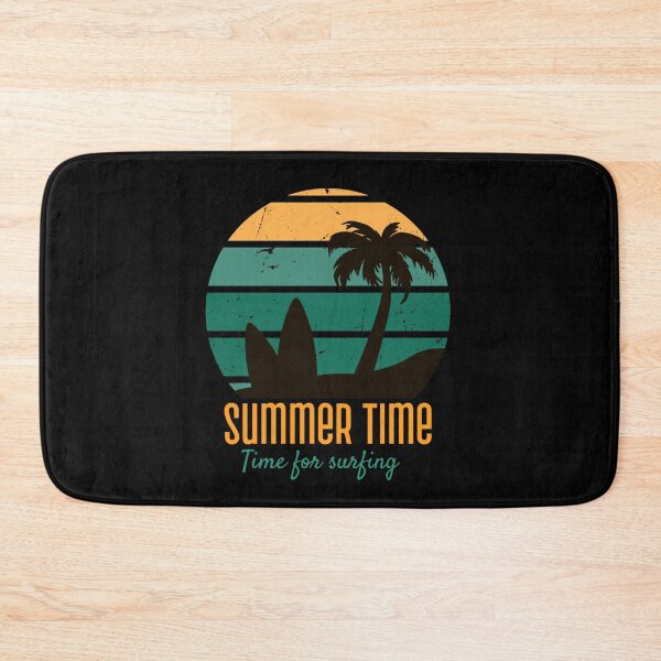 Item preview, Summer time "time for surfing" - sunset - Summer Getaway - Relax - Beach - retro designed and sold by DeCodeArtShop.