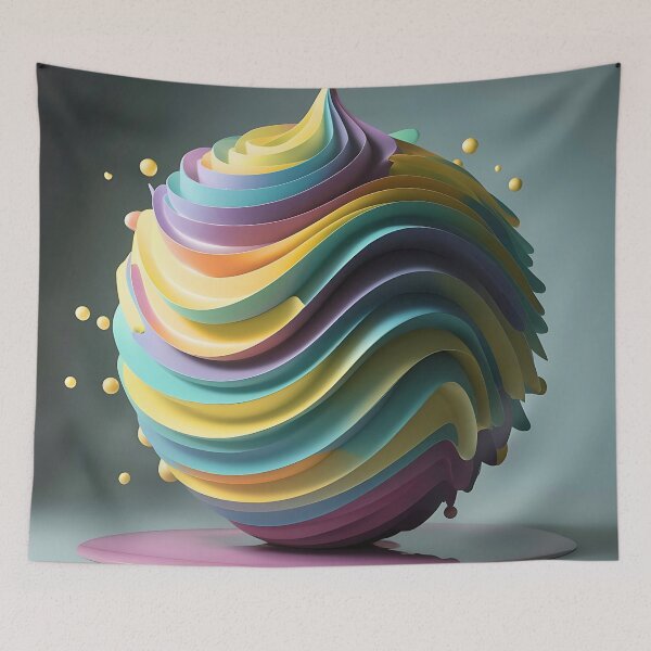 Item preview, Pouring Paint Art 3D designed and sold by Charlygood.