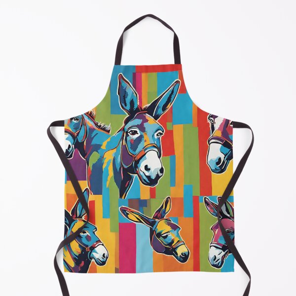 Item preview, Arte de la cultura pop Ecléctico colorido culo Clipart Dibujo de un burro Arte del siglo XXI designed and sold by Wolvescreate.