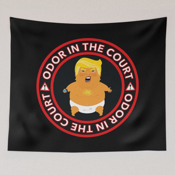 Item preview, Warning - Odor in the Court - Diaper Don - Anti trump designed and sold by Thelittlelord.