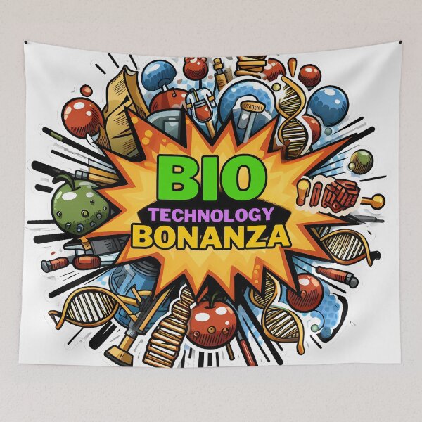 Item preview, Biotechnology Bonanza - DNA & Atoms Comic Explosion , Chemistry&fun designed and sold by Molecularmerch.