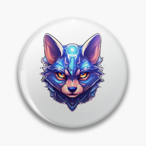Item preview, Cyber Fox // Fox // Cool Animal // Cyber Animal // Future Animal Art // Animal Warrior // Animal Cute Art designed and sold by SMARTKIT  DESIGNAGENCY.