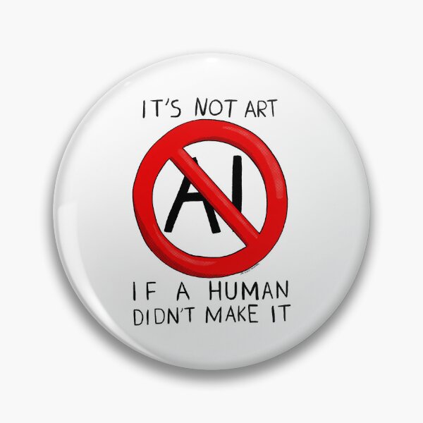Item preview, AI Is Not Art designed and sold by TaylorTheWolf.