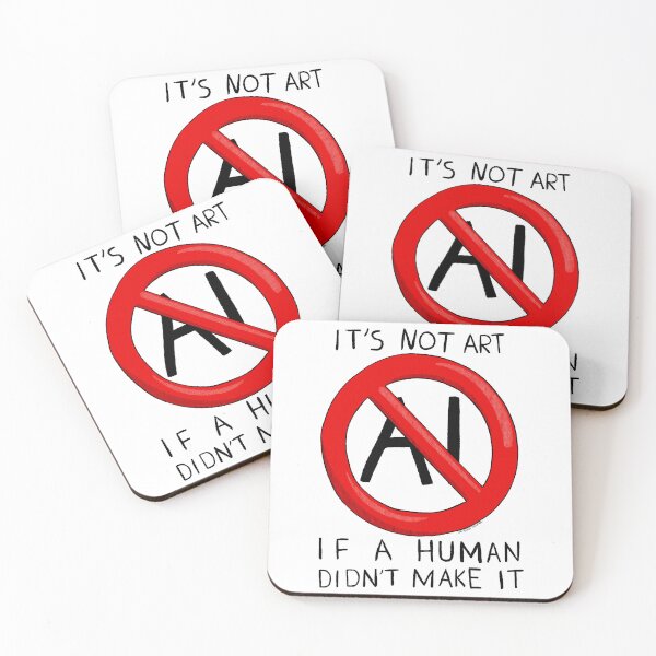 Item preview, AI Is Not Art designed and sold by TaylorTheWolf.