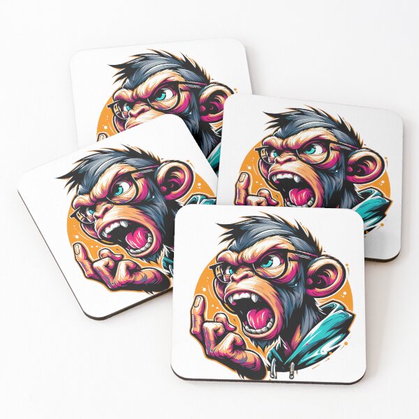 Item preview, angry monkey designed and sold by rajdigitalarts.