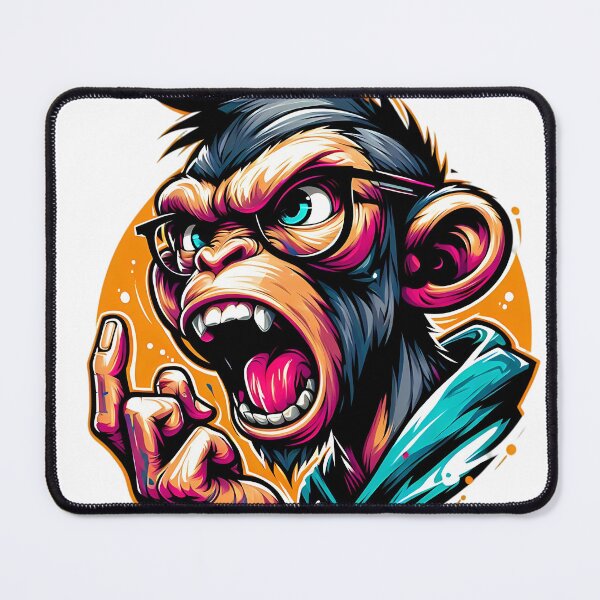 Item preview, angry monkey designed and sold by rajdigitalarts.