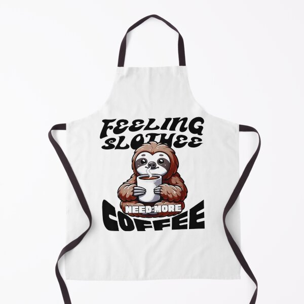 Item preview, Feeling Slothee, Need More Coffee - Adorable coffee-loving sloth designed and sold by caFUNated.