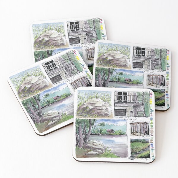 Item preview, Summer Sketchbook - Lakeside designed and sold by Lauren Tregenza Fine Art.
