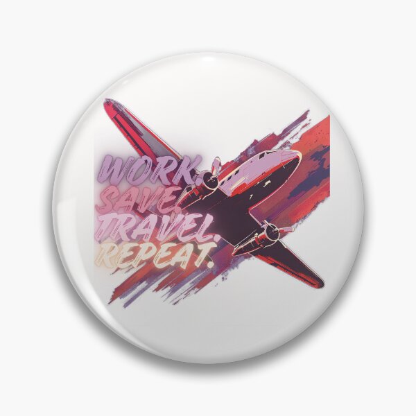 Item preview, work save travel repeat designed and sold by QueerPenguin.
