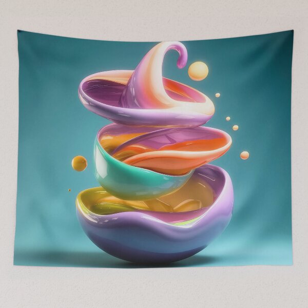 Item preview, Pouring Paint Art 3D designed and sold by Charlygood.