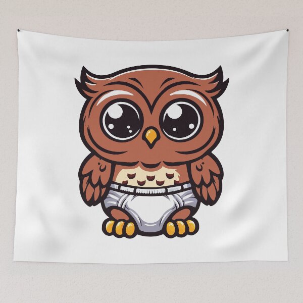 Item preview, Diaper Days Owl designed and sold by Colorful Dreams.