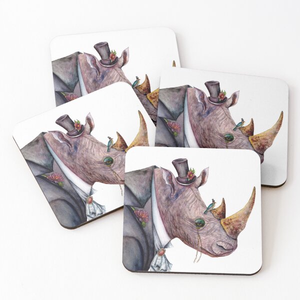 Item preview, Victorian Gentleman Rhinoceros designed and sold by Goosi Art.