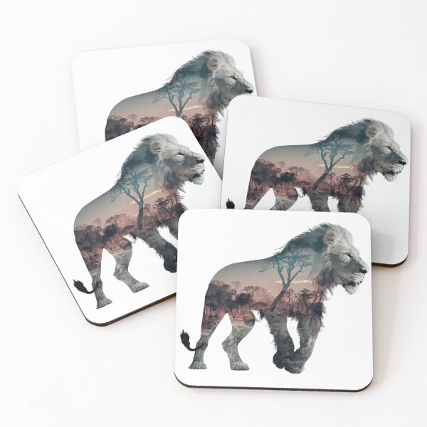 Item preview, "Explore the World from Within: Transparent Lion with City Inside?" designed and sold by Bittor18.
