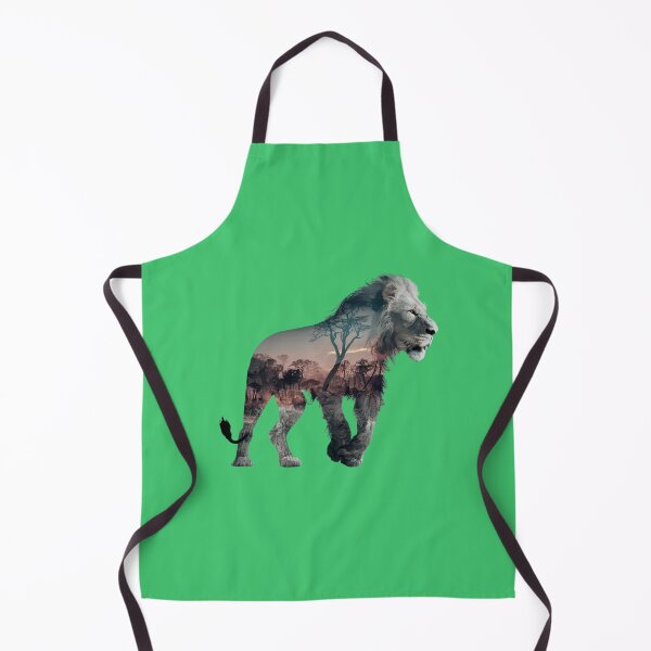Item preview, "Explore the World from Within: Transparent Lion with City Inside?" designed and sold by Bittor18.