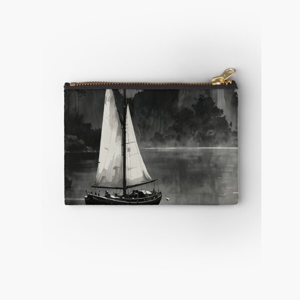 Item preview, Boat travel ink poster design designed and sold by Lina1993.