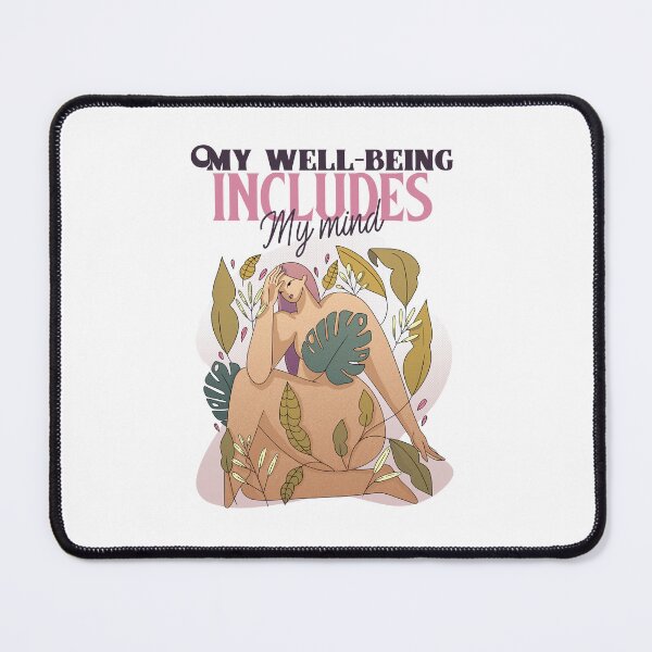 Item preview, My well being includes my mind woman positive vibes affirmation manifestation mental health designed and sold by SoulfulT.