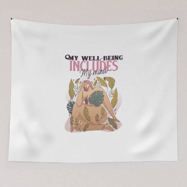 Item preview, My well being includes my mind woman positive vibes affirmation manifestation mental health designed and sold by SoulfulT.