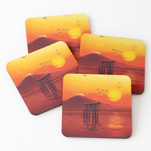 Artikelvorschau, Japanischer Sonnenuntergang entworfen und verkauft von Made-by-Gus.