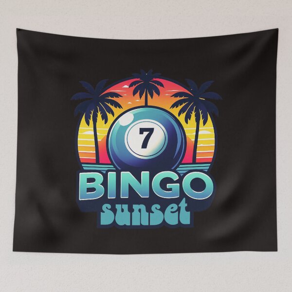 Item preview, Bingo Sunset Lucky Number Seven designed and sold by elynne9.