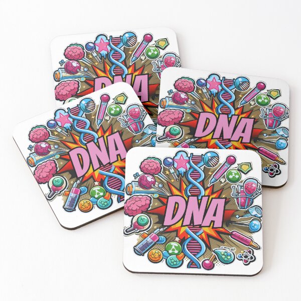 Item preview, Biotechnology Bonanza - DNA & Atoms Comic Explosion , Chemistry&fun designed and sold by Molecularmerch.