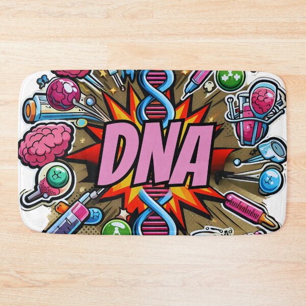 Item preview, Biotechnology Bonanza - DNA & Atoms Comic Explosion , Chemistry&fun designed and sold by Molecularmerch.