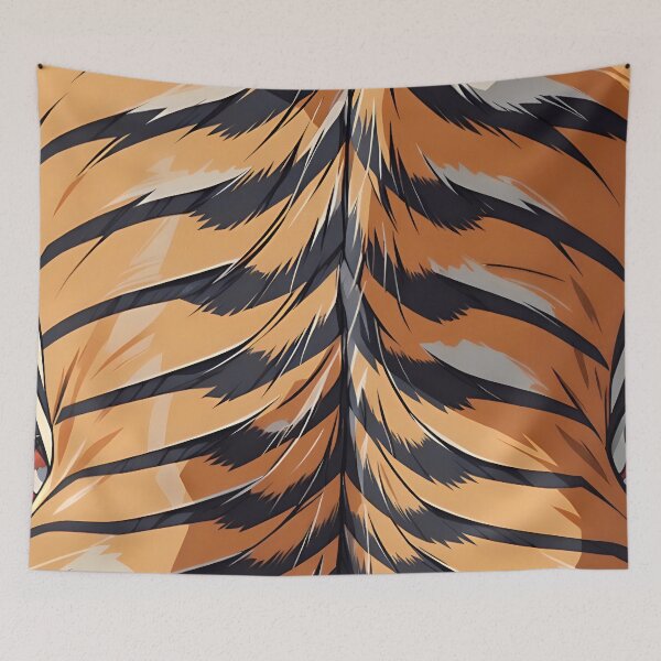Item preview, Abstract Tiger Stripes Skin Pattern designed and sold by TheArtOfPat.