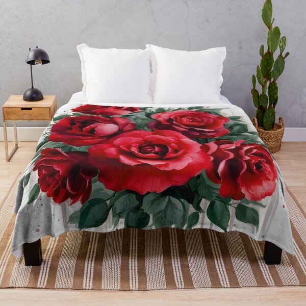 Item preview, red roses painting designed and sold by denakh.